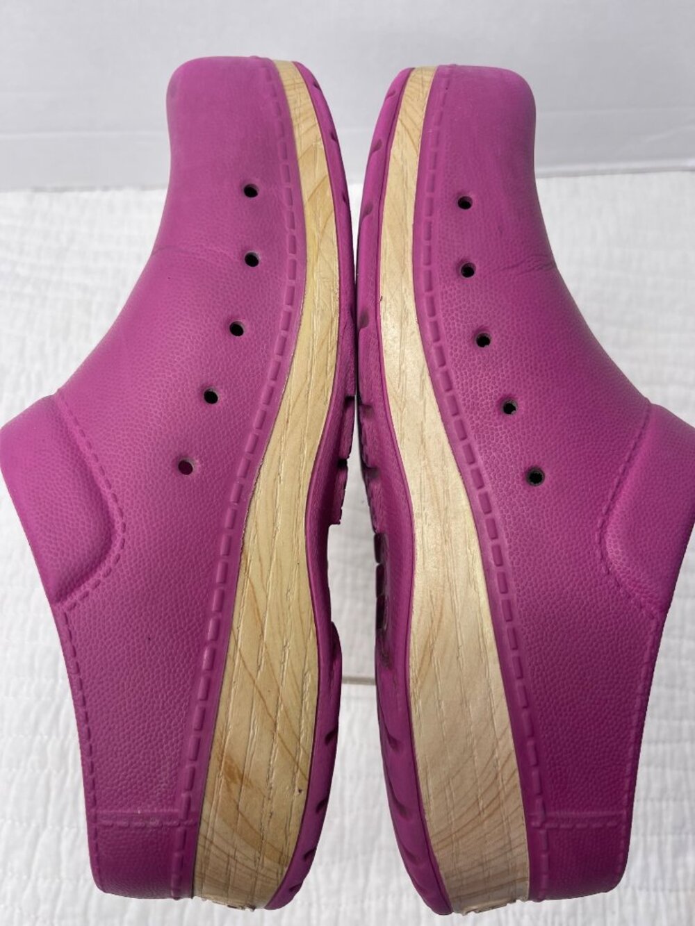 Dansko Kane Womens Fuchsia Slip-On Comfort Casual Work Clogs SZ 37/6.5-7 Stylish - Picture 4 of 9